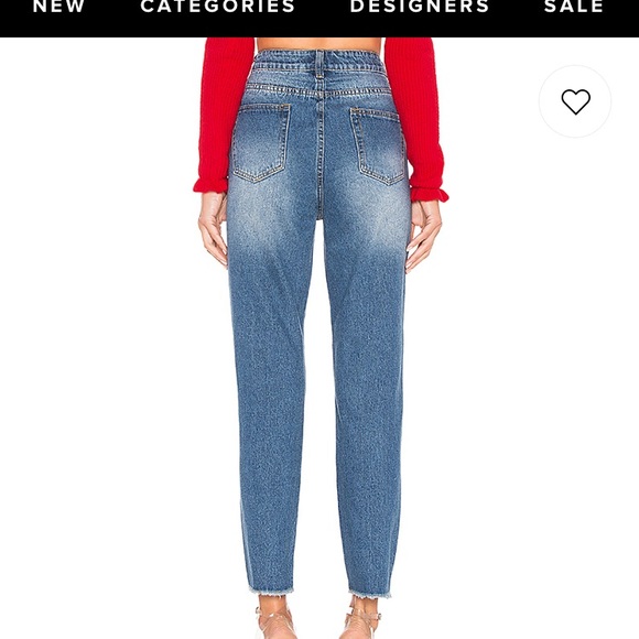 By the way. Distressed High Rise Jeans 26 4 2 - Picture 4 of 7